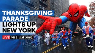 LIVE Macy’s Thanksgiving Day Parade Kicks Off in New York With Giant Balloons amp Festive Floats [upl. by Arawaj]