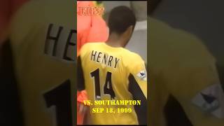 Thierry Henry First and last goal for Arsenal henry arsenal goals [upl. by Ttsepmet]