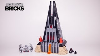 Lego Star Wars 75251 Darth Vaders Castle Speed Build [upl. by Ardath]