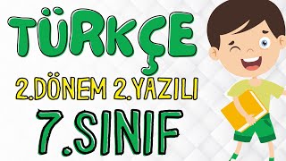 7 Sınıf Türkçe 2Dönem 2Yazılı Soruları Açık Uçlu🧑‍🎓 � Çıkabilir 😊 [upl. by Animlehliw675]