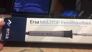 Ersa Multitip C25 25W soldering iron Unboxing [upl. by Patti]