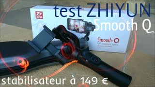 Test Zhiyun Smooth Q un stabilisateur à 149 € avec un Honor 6 X résultat concours Toyota [upl. by Lynus28]