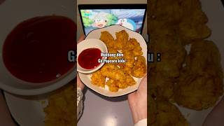 MUKBANG ĐÊM GÀ CHIÊN POPCORN SIÊU NGON mẹ Sườn Sócsuonsochomie conlasuonthui shortvideo mukbang [upl. by Eityak]