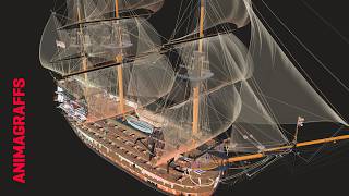 How an 18th Century Sailing Warship Works HMS Victory [upl. by Aztiraj]