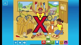 Letterland Alphabet Phonics Sounds Songs Shapes Writing  Letter X  Fixit Max [upl. by Brocky]