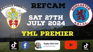 Keighley Albion v Doncaster Toll Bar  YML  Full Match  RefCam [upl. by Leirol103]