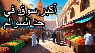 سوق حد السوالم آكبر سوق آسبوعي مشيت ليه [upl. by Nnylecoj689]