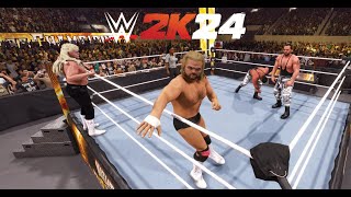 WWE 2k24 Midnight Express vs The Bushwhackers [upl. by Jemmy]