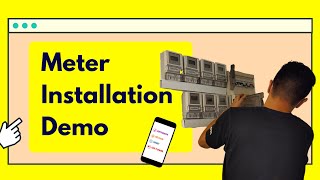 Installation of Wifi Prepaid Electricity Meter  A Quick Demo [upl. by Mages829]