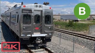 Riding Denver RTD Commuter Rail B Line Union Station to Westminster 4K Ride Video [upl. by Yonit478]