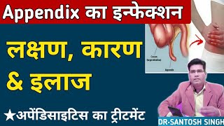 What are Acute Appendicitis Cause Symptoms and Treatment  Appendix Ka Lakshan in Hindi [upl. by Ahsinav]