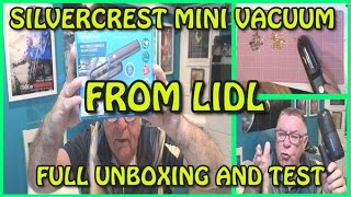 Silvercrest Mini Cordless Vaccuum Cleaner from Lidl Full Test And Review [upl. by Ayna]