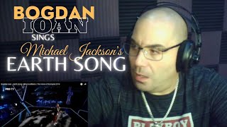 Bogdan Ioan quotMichael Jacksons Earth Songquot The Voice Romania 2018 Shakes  P Reacts [upl. by Narrat]