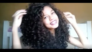 Boucy and Voluminous Curls reached using Novex My Curls Hair Products by Suzy Hemelly [upl. by Ulrick]