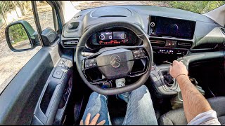 NEW Citroen Berlingo Van XL  15 BlueHDi 102 hp  POV Test Drive [upl. by Enrika376]