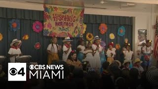 Miramar elementary schools delayed Hispanic Heritage Month celebration finally takes place [upl. by Zebadiah]