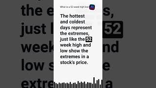 What is a 52week highlow [upl. by Niletak712]