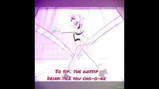 Gossip Alastor Gossip edit hazbinhotel BRIGT FLASHING LIGHTS WARNING [upl. by Cj]