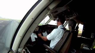 GoPro view Boeing 767 Take Off from cockpit [upl. by Quintilla]