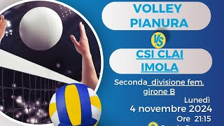 2D ASD Volley Pianura  Clai Imola 2°e 3°Set 04112024 [upl. by Selec]