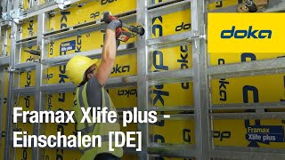 Rahmenschalung Framax Xlife plus  Einschalen DE [upl. by Cestar]