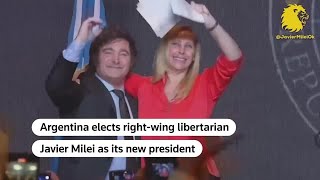 Libertarian Javier Milei elected president of Argentina [upl. by Gwyneth]