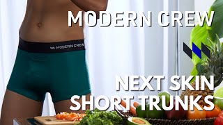 NEXT SKIN SHORT TRUNKS by Modern Crew  3X SOFT  MicroModal Trunks  Best Trunks For Men [upl. by Kloman561]