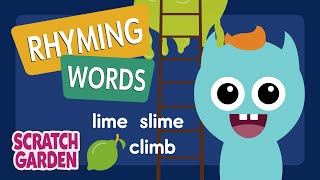 Rhyming Words  Monsters Learn English  Scratch Garden [upl. by Francisco]