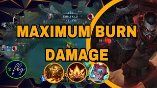 Top Lane Singed But I Used The TRIPLE BURN Build  Wild Rift [upl. by Deibel]