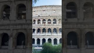 Magnífica arquitetura do Coliseu🇮🇹 in Rome colosseum rome italy travel [upl. by Kera487]