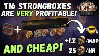 PoE 325 Farming T16 Strongboxes is GREAT  Very profitable Fun amp Costefficient farm strat [upl. by Herr]