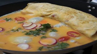 How to make perfect and delicious omelette [upl. by Rakia]