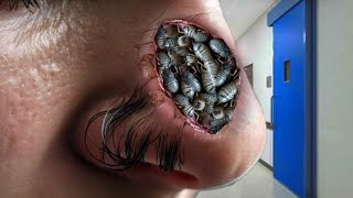 ASMR Animation Dont Lose Hopes  ASMR Deep Cleaning Naak Treatment  ASMR Bulk Larva [upl. by Roid889]