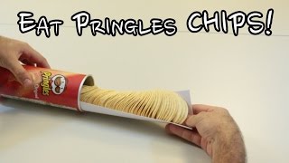 How to eat Pringles Chips The Proper way [upl. by Ahsiaa]