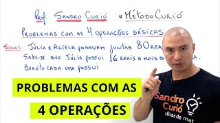 COMO RESOLVER PROBLEMAS ENVOLVENDO AS QUATRO OPERAÇÕES [upl. by Yalonda]