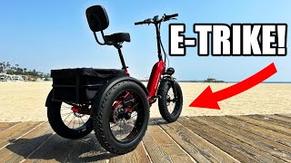 This Electric Trike Is A Couch On Wheels  Puckipuppy Husky Electric Tricycle Review [upl. by Ecissej901]