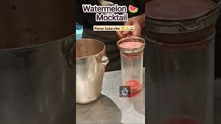 Watermelon 🍉 Mocktail sovanskitchen food mocktail indianfood foodie reels contentcreator [upl. by Batruk]