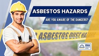 Asbestos Training  OSHAApproved  Workplace Safety Certification [upl. by Sands]