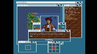 Sid Meiers Colonization  Commodore Amiga  No Commentary [upl. by Bidget]