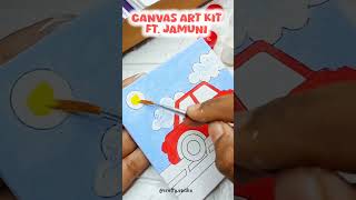 Canvas diy kits with 4 premarked canvas and easel [upl. by Allac65]