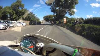 IOM Classic TT 2014 onboard CR93 replica parade [upl. by Zia]