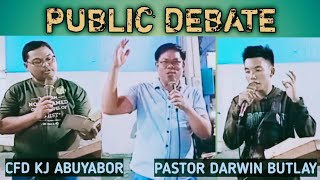 DEBATE Pastor Darwin Butlay Vs CFD Kenneth Joseph Abuyabor Topic TRUE CHURCH [upl. by Nonnag746]