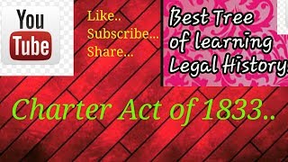 Charter Act of 1833 [upl. by Jesher]