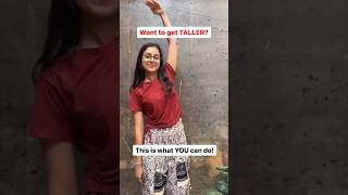 Get TALLER by doing this EVERYDAY yoga health trendingreels [upl. by Talanta268]