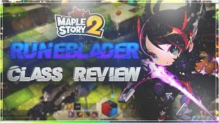 MapleStory 2  Runeblader Class Review [upl. by Anayra]