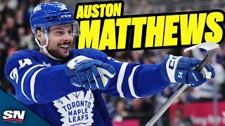 EVERY Auston Matthews Goal From The 202324 NHL Season [upl. by Tonl]