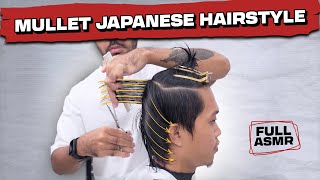 Bikin Rambut Mullet Japanese Hasilnya Bikin PUAS CUSTOMER [upl. by Syl]