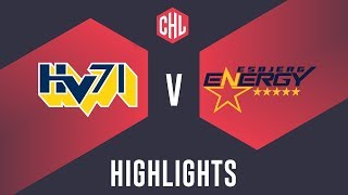 Highlights HV71 Jönköping vs Esbjerg Energy [upl. by Hamner]