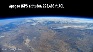 56 Miles 90 km Above Earth  Successful Amateur Rocket Launch [upl. by Kabob]