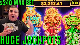 240 Max Bet POWERFUL JACKPOT On New Slot Machine [upl. by Belmonte]